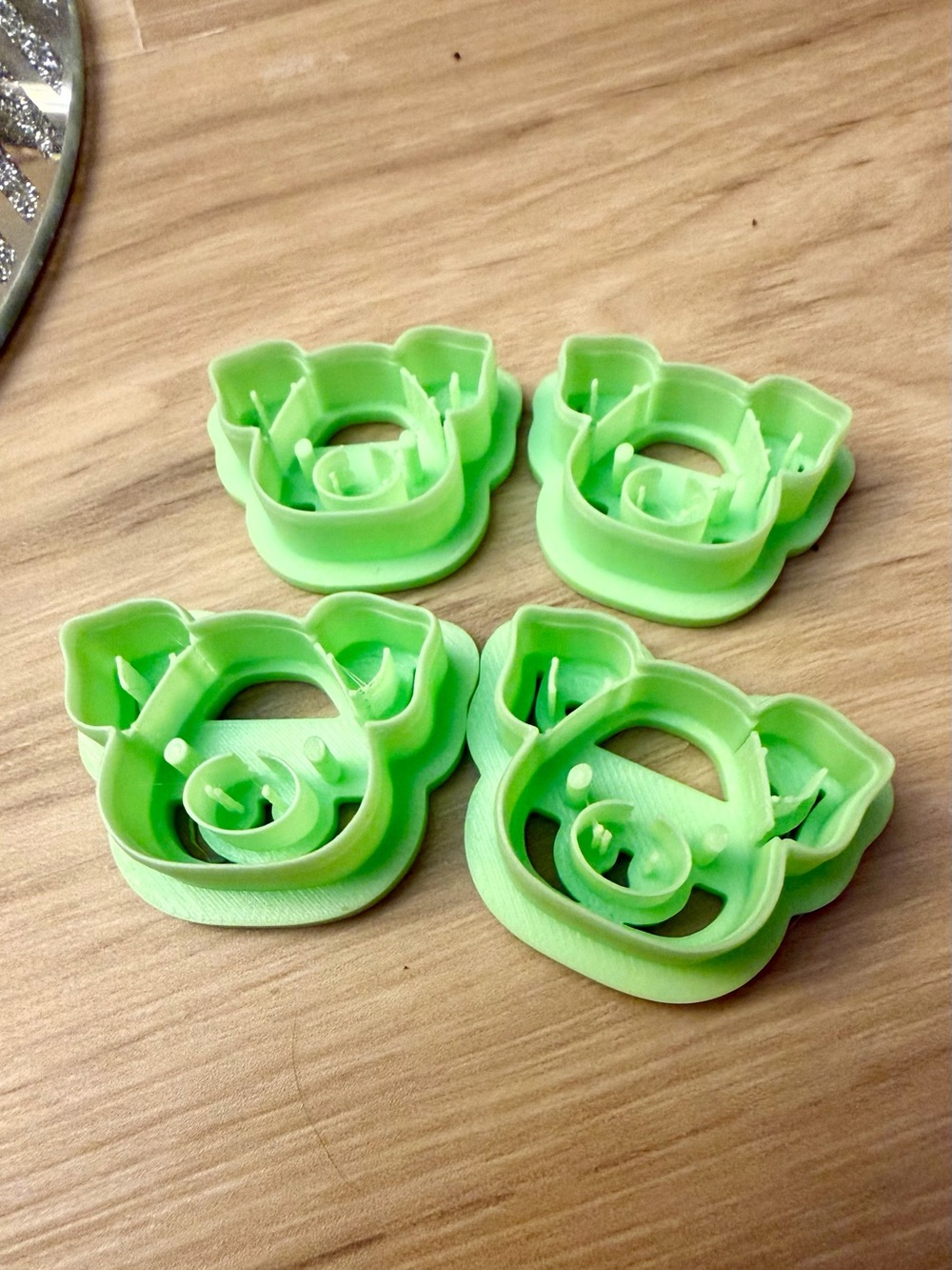 Pig shaped polymer clay cutters!